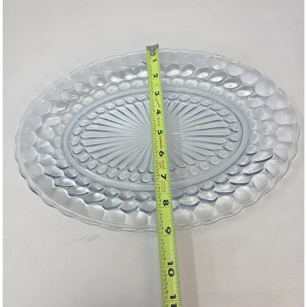 Anchor Hocking Blue Bubble Depression Glass 12